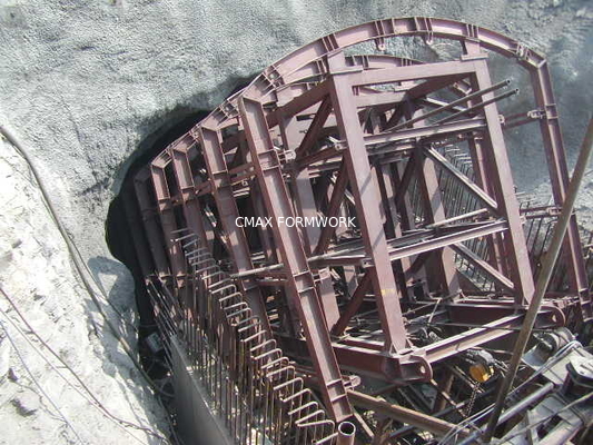 Sistema ad alta velocità della cassaforma del tunnel per il tunnel aperto del taglio della protezione frangivento